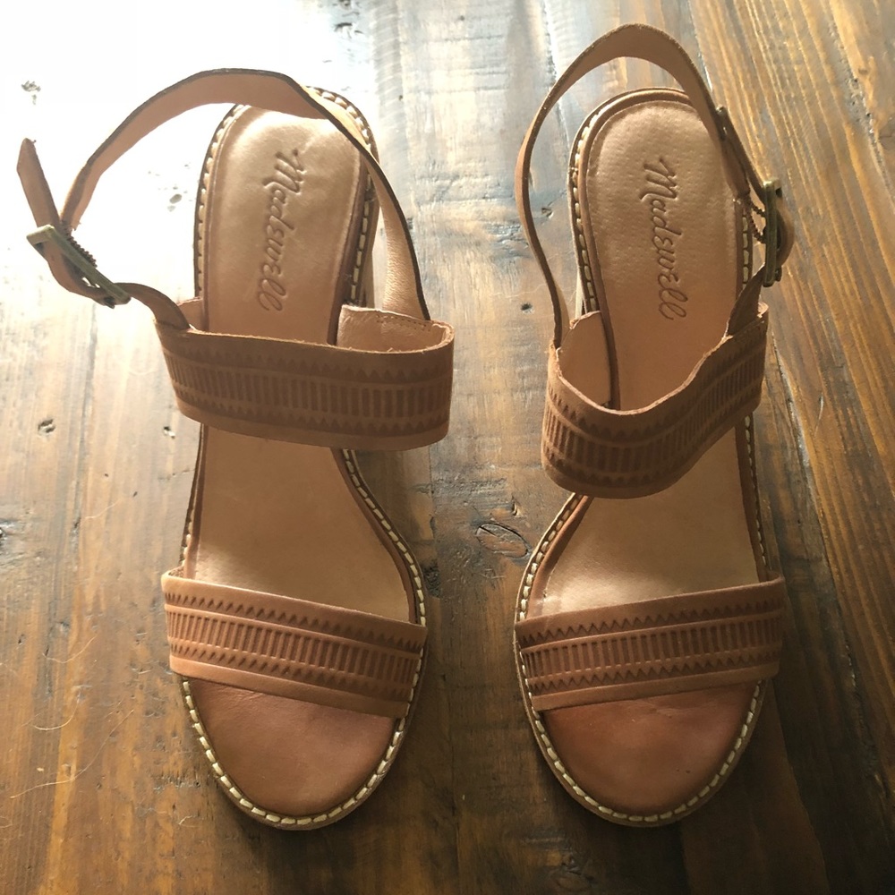 Madewell Sandals in Tan/Camel